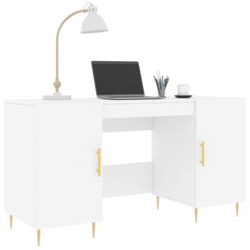 Elegant White Desk 140x50 cm | Durable & Stylish Design