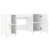 Elegant White Desk 140x50 cm | Durable & Stylish Design