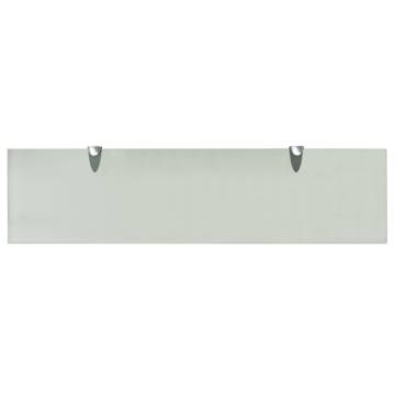 Stylish 80x20 cm Floating Glass Shelf - Functional Decor