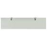 Stylish 80x20 cm Floating Glass Shelf - Functional Decor