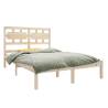 Solid Wood Bed Frame 135x190 cm Double | HipoMarket UK