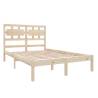 Solid Wood Bed Frame 135x190 cm Double | HipoMarket UK