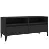 Stylish Black TV Cabinet - 100x34.5 cm | Hipo Market