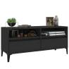 Stylish Black TV Cabinet - 100x34.5 cm | Hipo Market