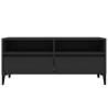 Stylish Black TV Cabinet - 100x34.5 cm | Hipo Market