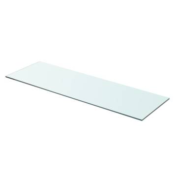 Shelf Panel Glass Clear 80x25 cm - Durable & Stylish Display