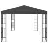 Gazebo with LED String Lights 3x4m Anthracite - Hipomarket