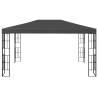 Gazebo with LED String Lights 3x4m Anthracite - Hipomarket