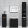 3 Piece Black Bathroom Furniture Set - Stylish & Functional