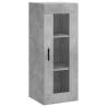 Stylish Highboard Concrete Grey - 34.5x34x180 cm | HipoMarket