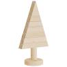 Wooden Christmas Trees for Deco - 2 pcs, 30 cm Solid Pine