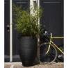 Capi Vase Nature Rib Deluxe 45x72 cm Black | Hipomarket