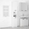 Bathroom Cabinet White 32x34x188.5 cm Engineered Wood Colour white Quantity in Package 1 Number of 