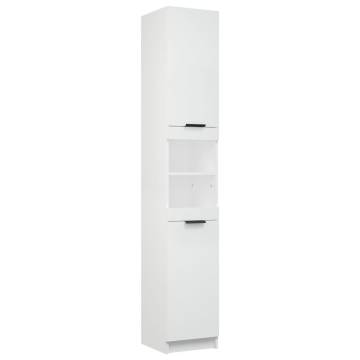 Stylish White Bathroom Cabinet - 32x34x188.5 cm | HipoMarket