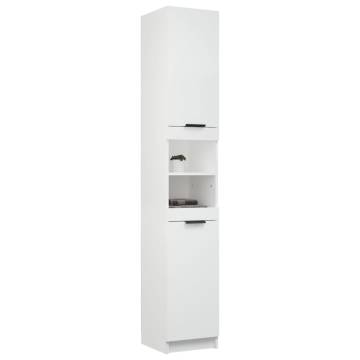 Stylish White Bathroom Cabinet - 32x34x188.5 cm | HipoMarket