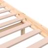 Solid Wood Bed Frame 90x200 cm - Stylish & Sturdy Design