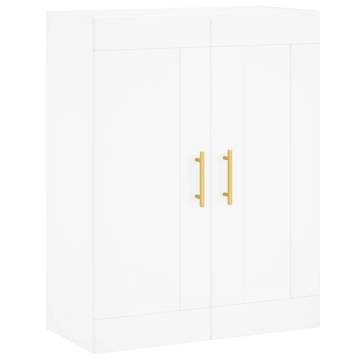 Stylish Highboard in White - 69.5x34x180 cm | HipoMarket