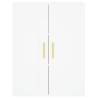 Stylish Highboard in White - 69.5x34x180 cm | HipoMarket