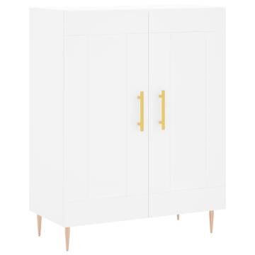 Stylish Highboard in White - 69.5x34x180 cm | HipoMarket