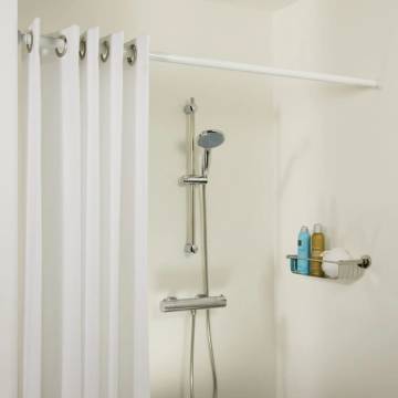 Sealskin Telescopic Shower Curtain Rod 125-220 cm - White