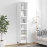 Highboard White 34.5x32.5x180 cm Engineered Wood Colour white Quantity in Package 1 Model 3 shelves 