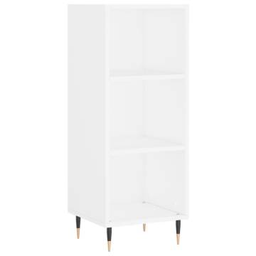 Stylish Highboard in White | 34.5x32.5x180 cm | HipoMarket