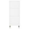 Stylish Highboard in White | 34.5x32.5x180 cm | HipoMarket