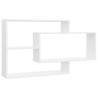 White Wall Shelf 104x20x58.5 cm - Stylish & Functional Storage