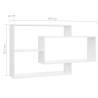 White Wall Shelf 104x20x58.5 cm - Stylish & Functional Storage