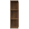 Brown Oak Bathroom Mirror Cabinet - 80x20.5x64 cm