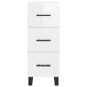 Highboard High Gloss White - Stylish Storage Solution