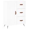 Elegant Highboard White - 69.5x34x180 cm Engineered Wood