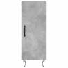 Stylish Highboard in Concrete Grey - Durable & Elegant Design