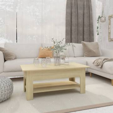 Sonoma Oak Coffee Table - Modern & Stylish | HipoMarket