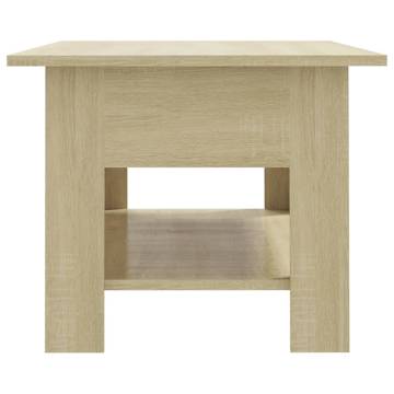 Sonoma Oak Coffee Table - Modern & Stylish | HipoMarket