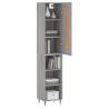 Stylish Highboard Grey Sonoma - 34.5x34x180 cm