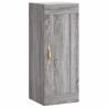 Stylish Highboard Grey Sonoma - 34.5x34x180 cm