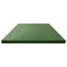 Fall Protection Rubber Tiles - 24 pcs Green 50x50x3 cm