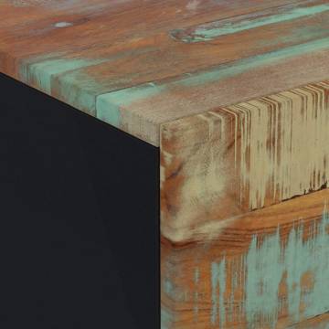 Unique Solid Wood Bedside Cabinet | Industrial 40x33x46 cm