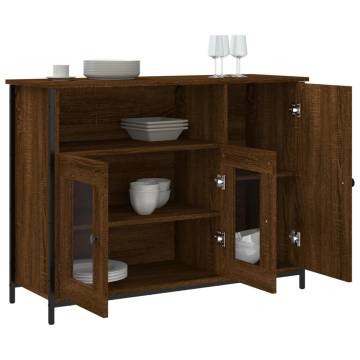 Classic Brown Oak Sideboard - 100x35x75 cm | HipoMarket