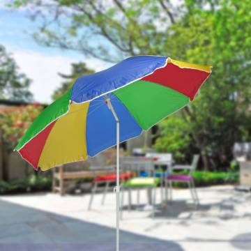 HI Beach Parasol 150 cm Multicolour - Stay Cool & Stylish