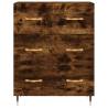 Stylish Highboard Smoked Oak - 69.5x34x180 cm | HipoMarket