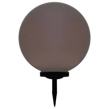 Outdoor Solar Lamps 2 pcs LED Spherical 50 cm RGB