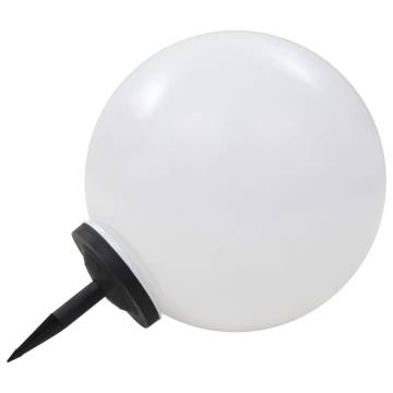 Outdoor Solar Lamps 2 pcs LED Spherical 50 cm RGB