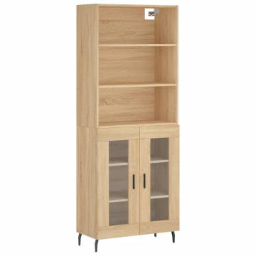 Highboard Sonoma Oak - Stylish Engineered Wood Storage