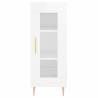 Highboard High Gloss White - Stylish Engineered Wood Furniture