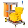 Cleaning Trolley with Mop Bucket Polypropylene Size 110 x 51 x 96 cm + 52 x 40 x 94 cm 