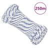 Boat Rope White 3 mm 250 m Polypropylene Colour white and blue Quantity in Package 1 Length 250 m Diameter 3 mm 