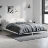 High Gloss White Bed Frame 135x190 cm - Durable & Stylish