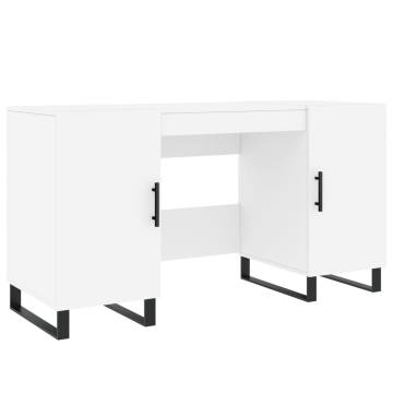 Elegant White Desk 140x50 cm - Stylish & Practical Furniture